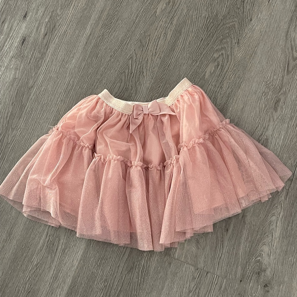 H&M Rose/Pink Tulle Glitter Skirt